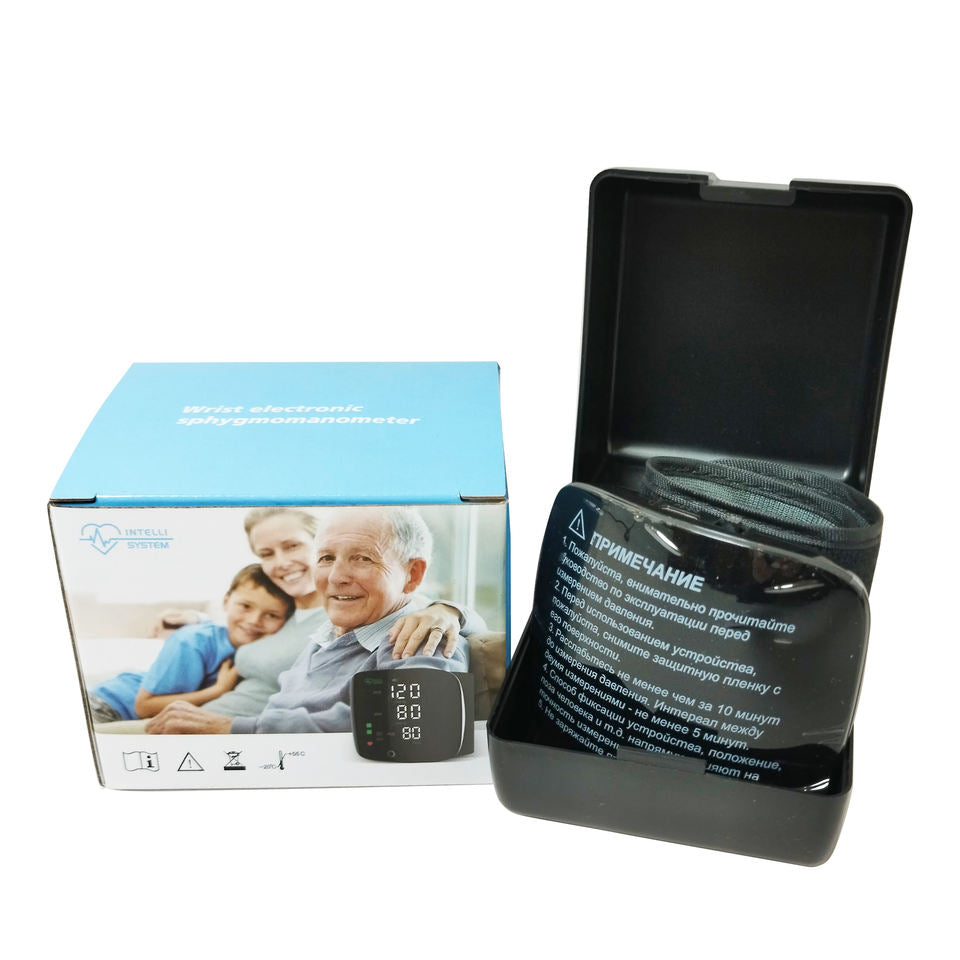 Tensiomètre Poignet Numérique Intelligent – Surveillance Santé à Domicile, Mesure Rapide et Précise